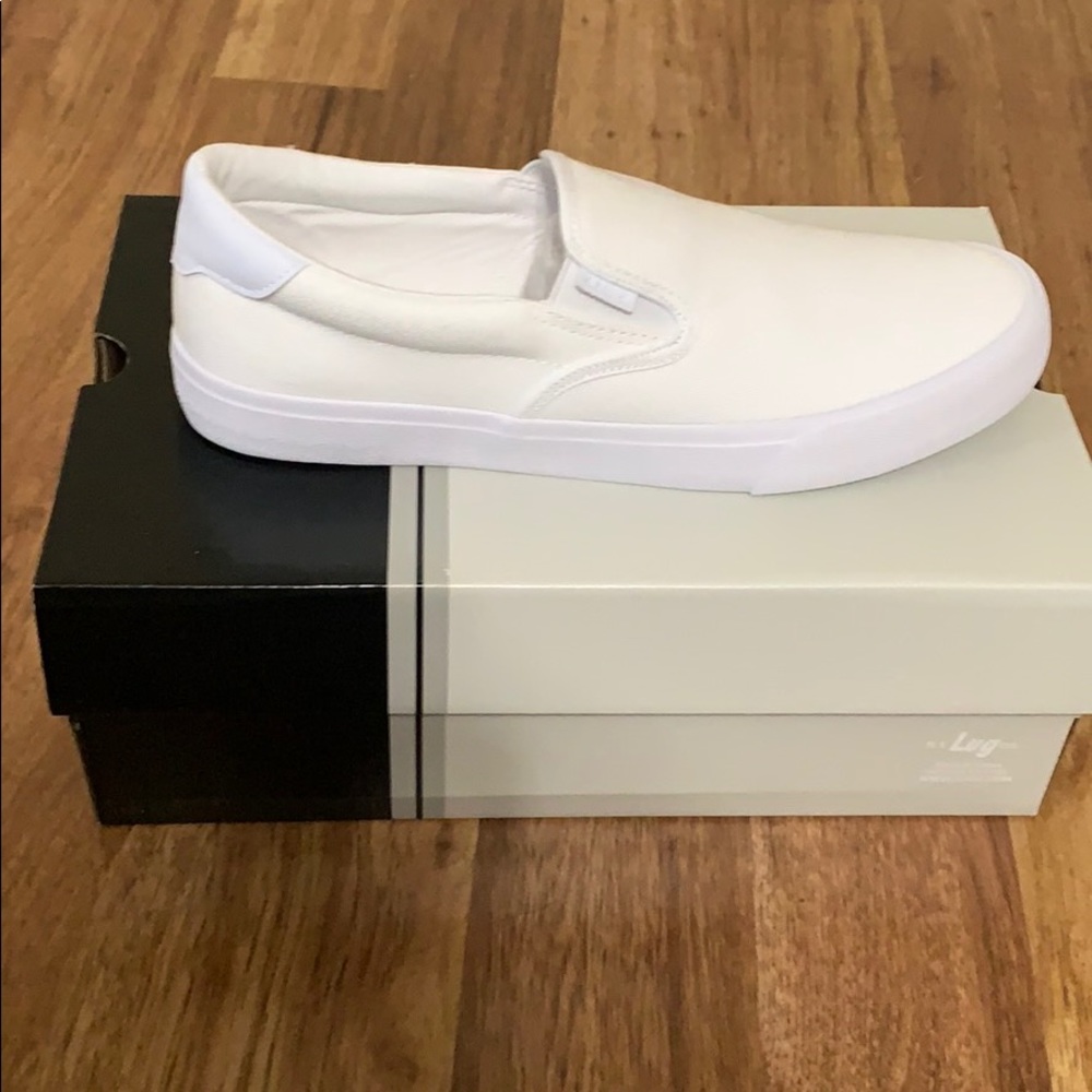 Lugz Clipper White Men’s Size 10.5